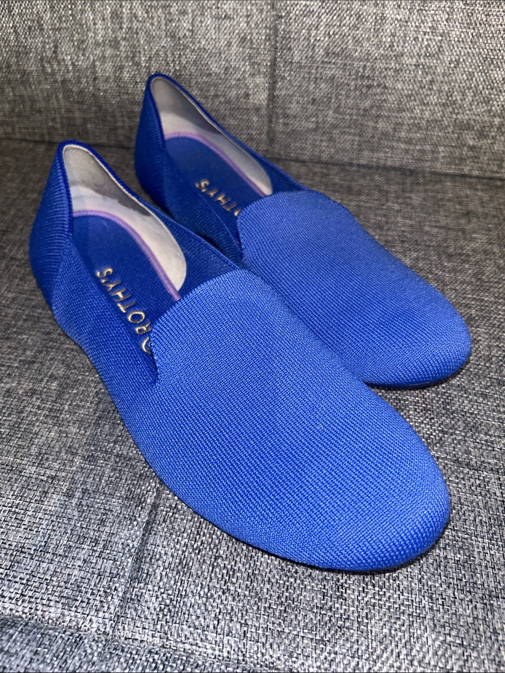 Rothy's Women's Slip-On Loafers in Cobalt Blue